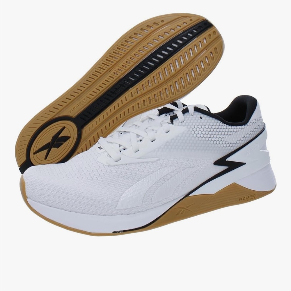 Reebok Nano X3 White and Brown Training Shoes
